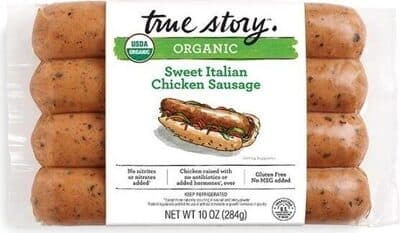 Sweet Italian Chicken Sausage