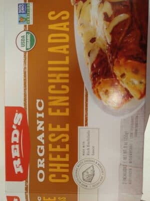 Organic Cheese Enchiladas