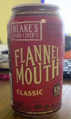 Blake’s Hard Cider: Flannel Mouth Classic