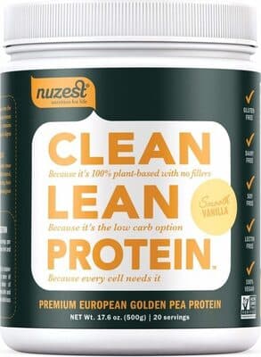 Smooth Vanilla Clean Lean Protein Premium European Golden Pea Protein