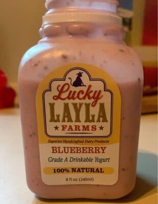Blueberry Drinkable Yogurt