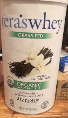 Organic Whey Protein, Organic Bourbon Vanilla