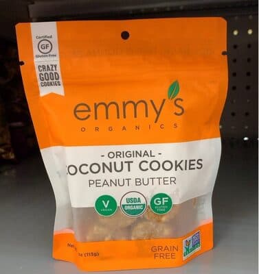 Coconut cookies peanut butter
