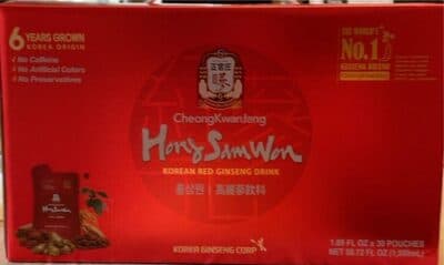 Korean Red Ginseng Drink