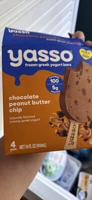 Chocolate Peanut Butter Chip Flavored Greek Yogurt Bars