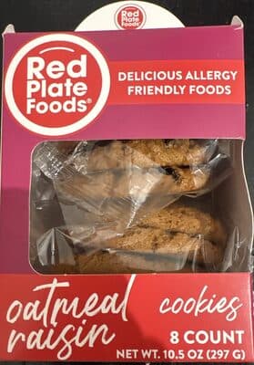 Allergy Friendly Cookies, Oatmeal