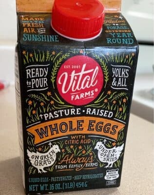 Pasture-Raised Whole Liquid Eggs