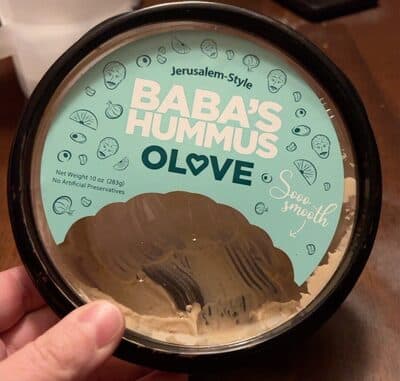 Babba’s hummus olive