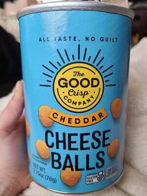 The Good Crisp Cheddar Cheese Balls