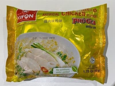 Instant bean thread artificial chicken flavour