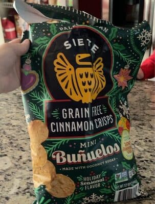Cinnamon Crisps Grain Free Mini Bunuelos