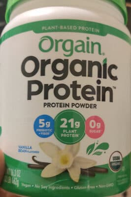 Vanilla Bean Flavor Plant Based Protein Powder