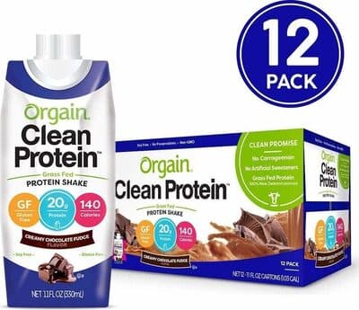 Grass Fed Protein Nutritional Protein Shake, Creamy Chocolate Fudge