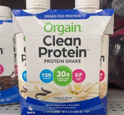 Vanilla Bean Grass Fed Protein Shake