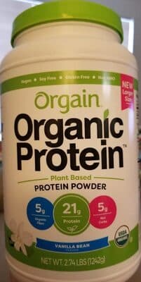 Vanilla Bean Flavor Plant Based Protein Powder