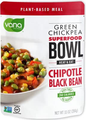 Chipotle Black Bean Green Chickpea Superfood Bowl