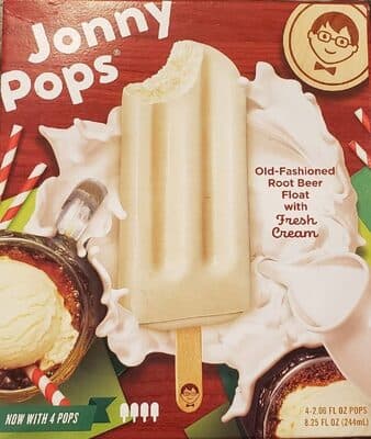 Old Fashioned Root Beer Float With Fresh Cream Pops