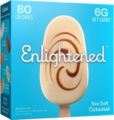 Sea Salt Caramel Light Ice Cream Bars