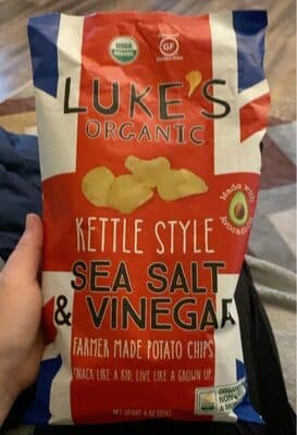 Sea Salt & Vinegar Kettle Style Potato Chips