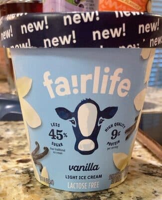 Vanilla Lactose Free Light Ice Cream