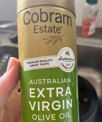 Extra virgin olive oil spray