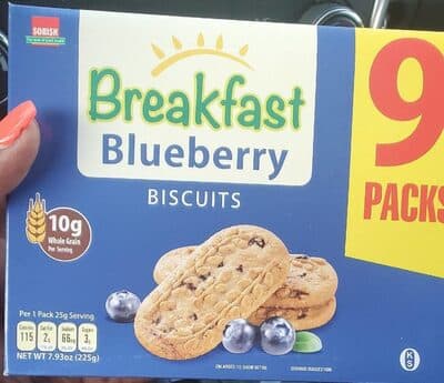 Breakfast Blueberry Biscuits