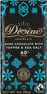 Dark Chocolate With Toffee & Sea Salt, 60% Cocoa