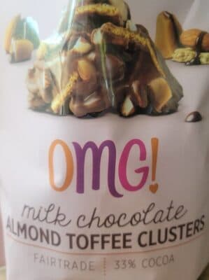 Omg! Milk Chocolate Almond Toffee Clusters
