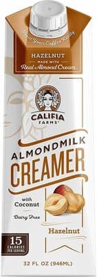 Almondmilk Creamer With Coconut, Hazelnut