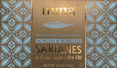 Wild Caught And Sustainable Skinless And Boneless Sardines And Extra-Virgin Olive Oil