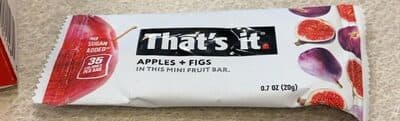 Apples + Figs Mini Fruit Bar