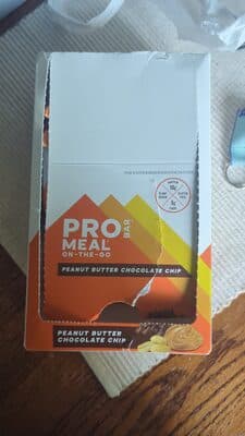 Meal Bars, Peanut Butter Chocolate Chip