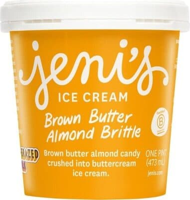 Brown Butter Almond Brittle Buttercream Ice Cream
