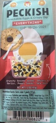 Everything Snackable Eggs & Crispy Dip