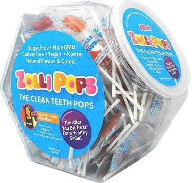 Clean teeth lollipops