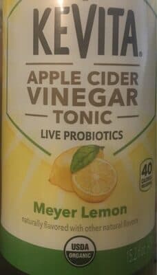 Meyer Lemon Live Probiotics Apple Cider Vinegar Tonic