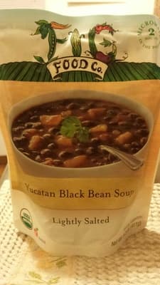 Yucatan Black Bean Soup, Lightly Salted