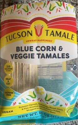 Blue Corn & Veggie Tamales