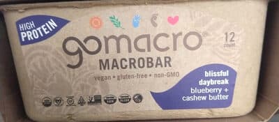 Blissful Daybreak Blueberry + Cashew Butter Macrobar