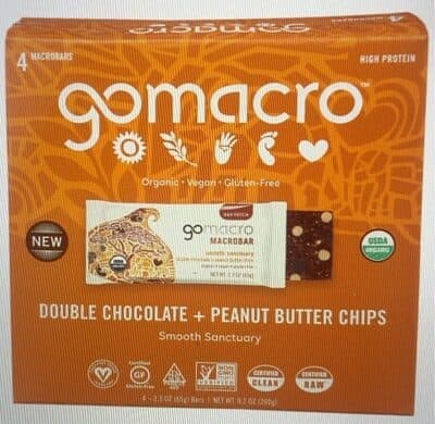 Double Chocolate + Peanut Butter Chips Smooth Sanctuary Macrobars