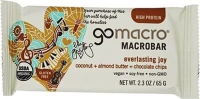 Organic Coconut Almond Butter Chocolate Chip Bar