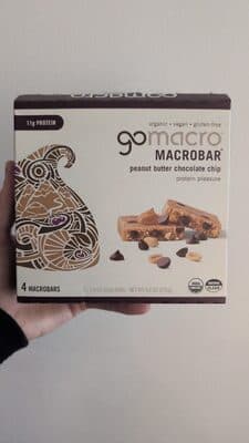 GoMacro Peanut Butter Chocolate Chip Macrobars