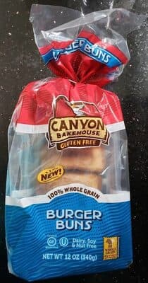 100% Whole Grain Burger Buns