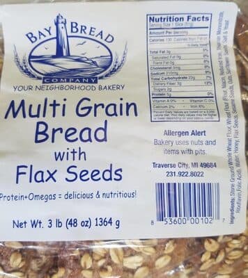 Multi Grain Bread With Flax Seeds