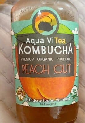 Peachmint Kombucha Premium Probiotic Tea