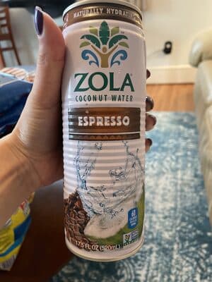 COCONUT WATER, ESPRESSO