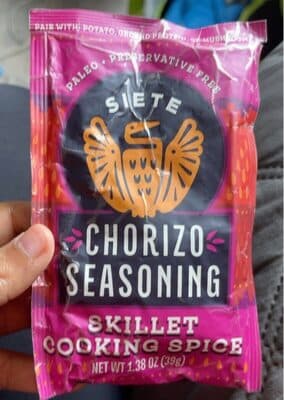 Chorizo Seasoning Skillet Cooking Spice