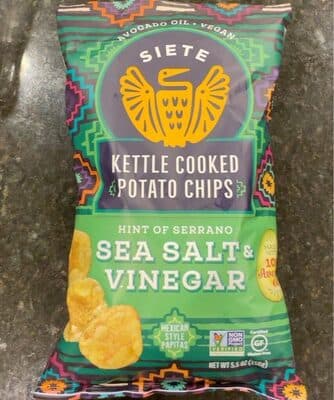SEA SALT & VINEGAR KETTLE COOKED POTATO CHIPS