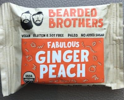 Bearded Brothers Energy Bar Fabulous Ginger Peach