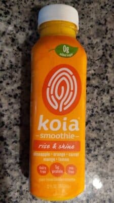 Pineapple, Orange, Carrot, Mango, Lemon Smoothie